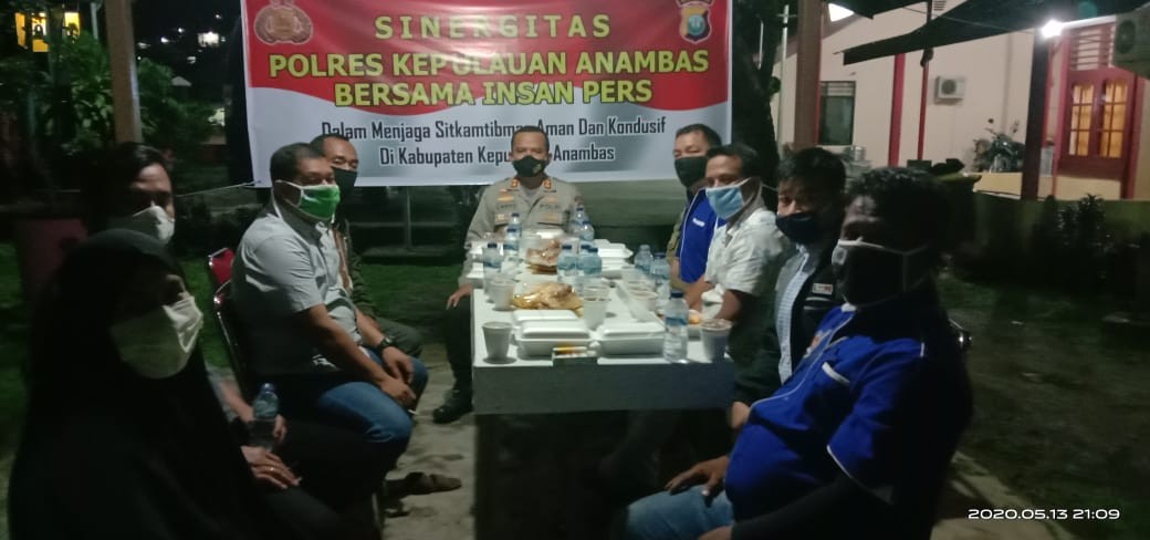 Terdampak Covid-19, PWI Anambas Dapat Perhatian dari Kapolres Anambas
